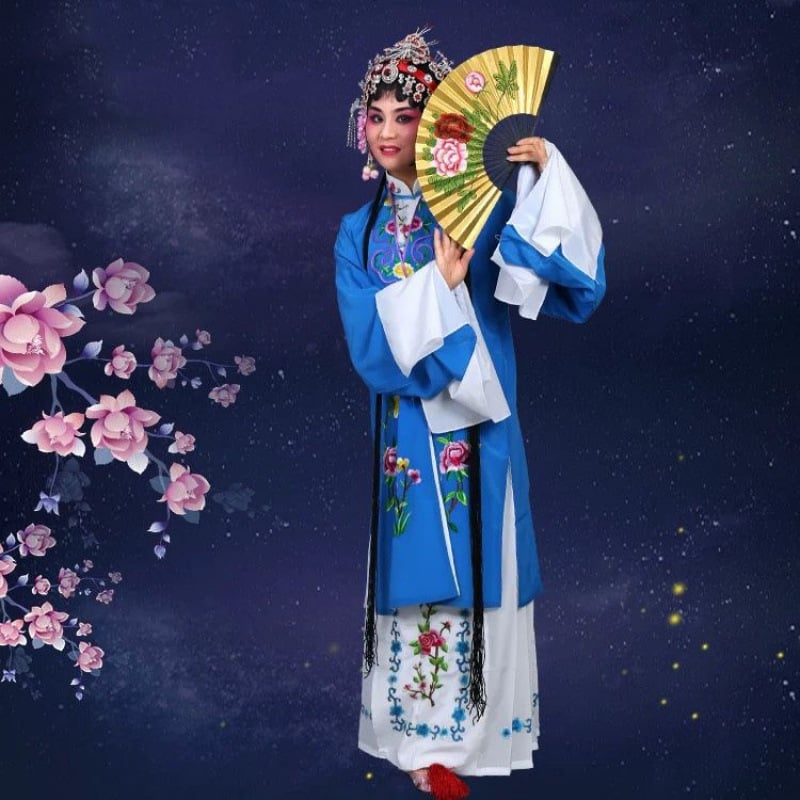 Ženski kostim kineske opere s vodnim rukavima za Pekin opersku operu, Yue operu i Huangmei operu — novi model