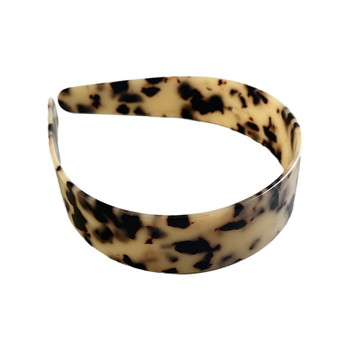 Luksuzni stil blogera: široka acetatna traka za kosu s tortoiseshell uzorkom i vintage amber leopard printom, korejskog stila dodatak za kosu