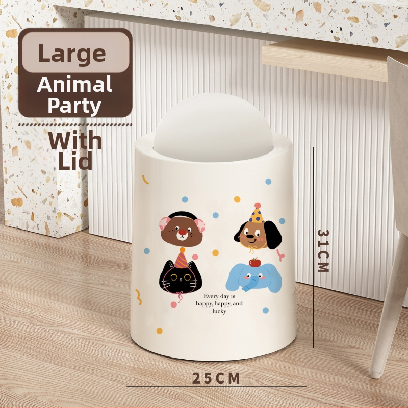 Koš za otpad za kućnu upotrebu, krem boje, velikog kapaciteta, novi model, elegantan dizajn s laganim luksuzom za dnevni boravak, spavaću sobu, kuhinju i kupaonu
