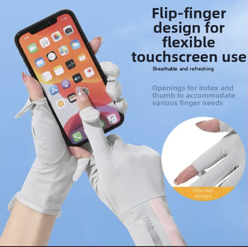 Дишащи и износоустойчиви ръкавици за колоездене с дизайн flip-finger; мъжки спортни ръкавици и дамски фитнес ръкавици; леки летни антихлъзгащи ръкавици.