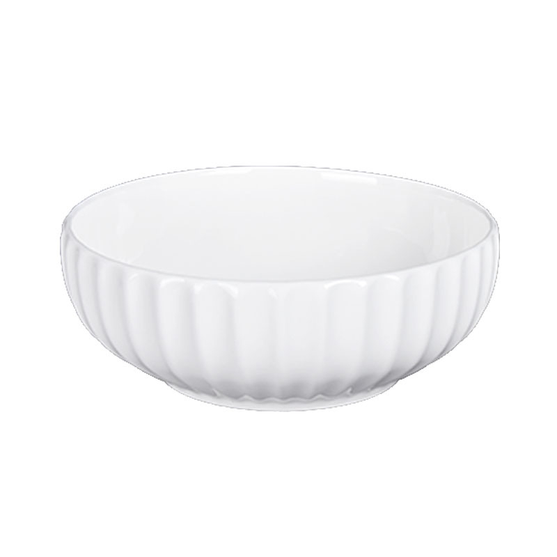Porcelanska zdjela za juhu, velika bijela zdjela za juhe i tjesteninu, okruglog oblika, nordijski stil