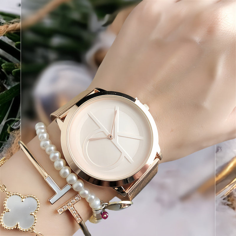 Ανδρικό ρολόι με πλέγμα ζώνης, quartz με κίνηση Miyota, 38mm κυκλικό καντράν