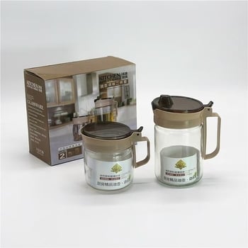 Novi set staklenih boca za ulje i posuda za začine u kuhinji – set od 2, 4 ili 6 komada