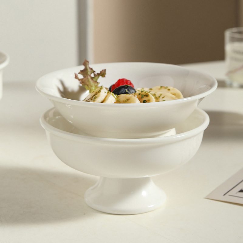 Porcelanske zdjele u palaćnom stilu za deserte i sladoled, visoke zdjele, za kućnu upotrebu, pladanj za suho voće, za hotel i restoran.