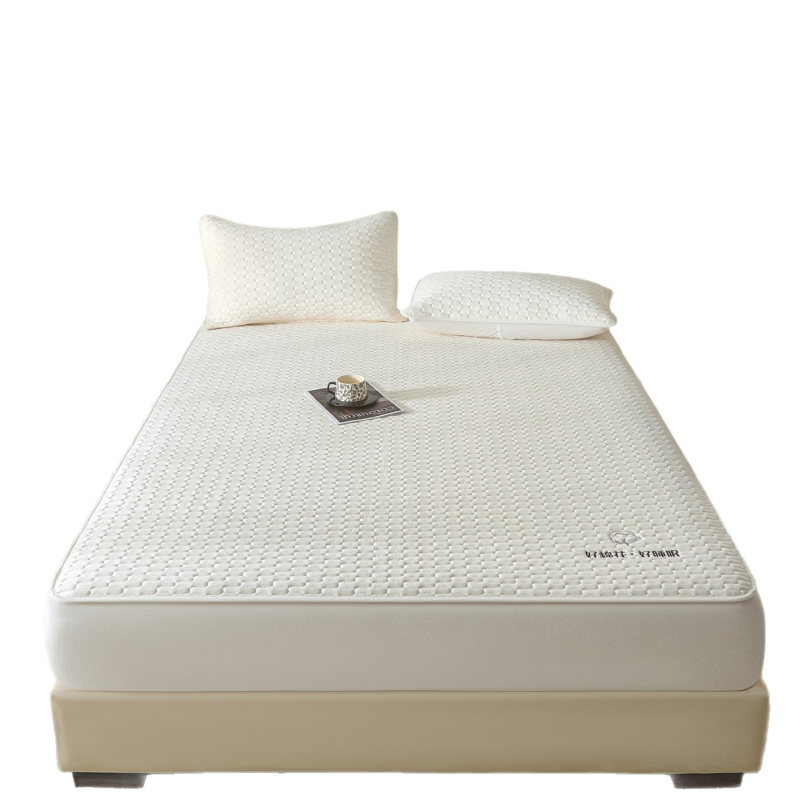 Fitted sheet od 100% pamuka s dodatnom navlakom za madrac, potpuno pokrivanje, protuklizno, prozračno, zaštita od prašine, za sve sezone