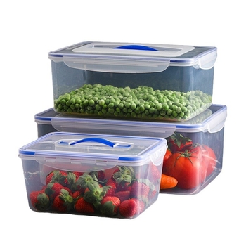 Prijenosna plastična kutija za hranu s čvrstim poklopcem, pogodna za kimchi, roštilj, brzu hranu, suhe namirnice i žitarice
