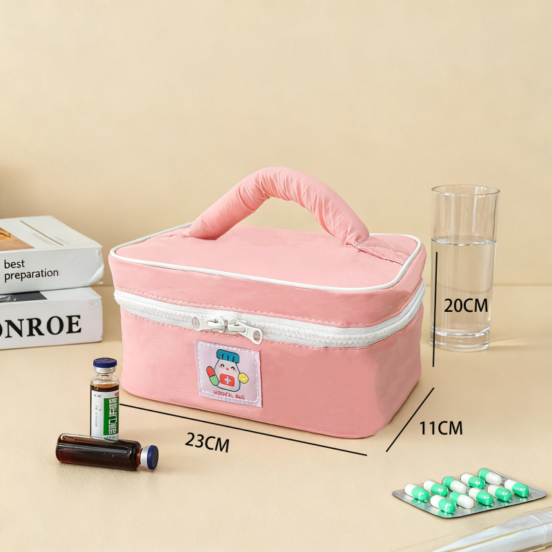 Najlon torba za medicinu, meka putna torbica za lijekove, prenosiva vodootporna kutija za lijekove, kućna torba prve pomoći