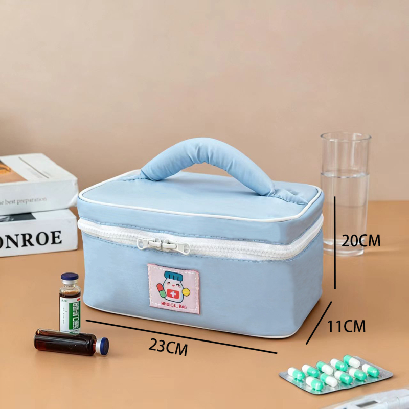 Najlon torba za medicinu, meka putna torbica za lijekove, prenosiva vodootporna kutija za lijekove, kućna torba prve pomoći