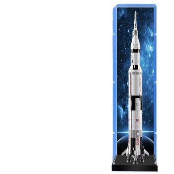 Akrilni izložbeni okvir za LEGO 21309 Apollo Saturn V – skladištenje modela uz zaštitu od prašine
