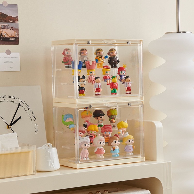 Akrilni izložbeni stalak za skladištenje blind boxova i Pop Mart figurice.