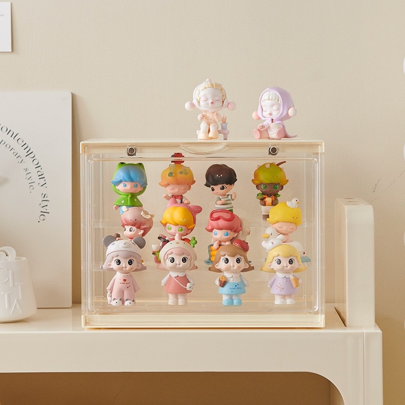 Akrilni izložbeni stalak za skladištenje blind boxova i Pop Mart figurice.