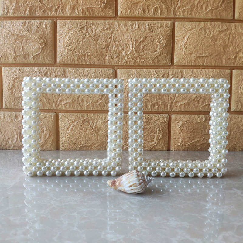 DIY dodaci za ručku torbe s bisernim irizirajućim prozirnim perlama, okruglog oblika