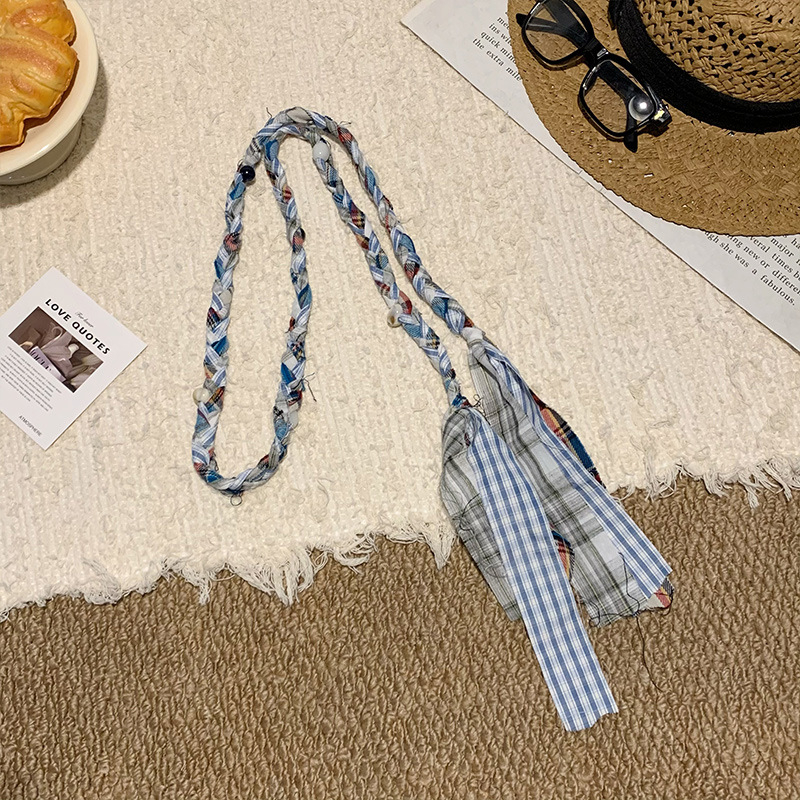 Lanac za struk u boho stilu, pleteni s resicama, svestran dekorativni dodatak