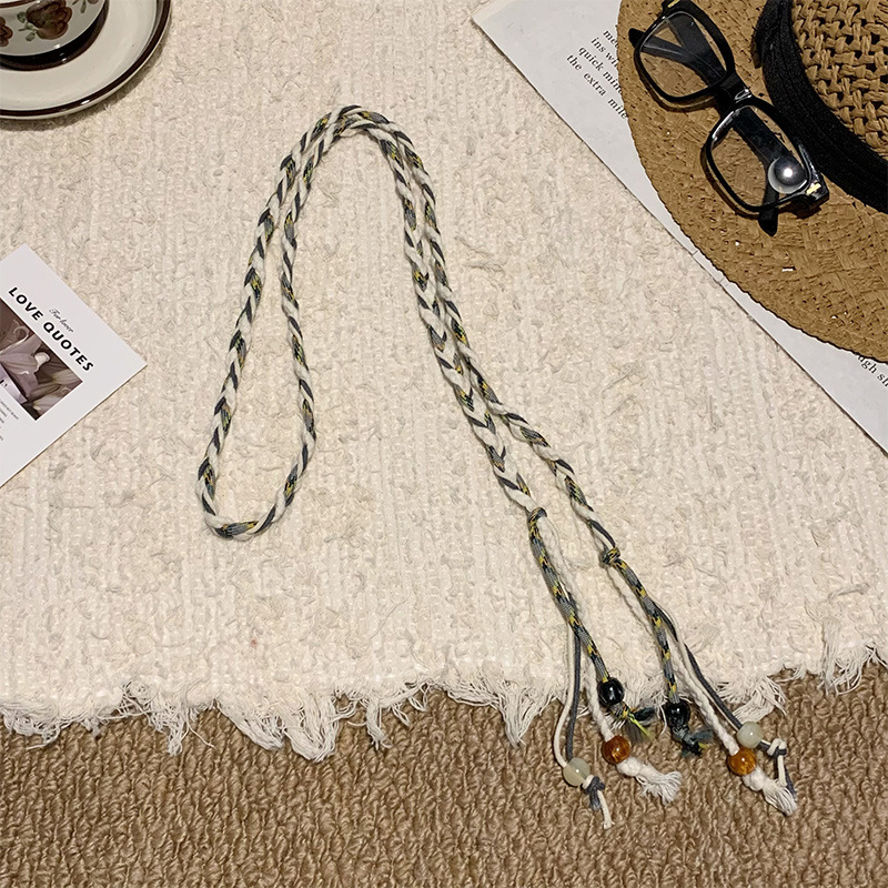 Lanac za struk u boho stilu, pleteni s resicama, svestran dekorativni dodatak