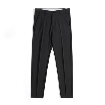LKTM Αντρικά cropped παντελόνια, slim-fit, κορεατικό στυλ, casual για το καλοκαίρι