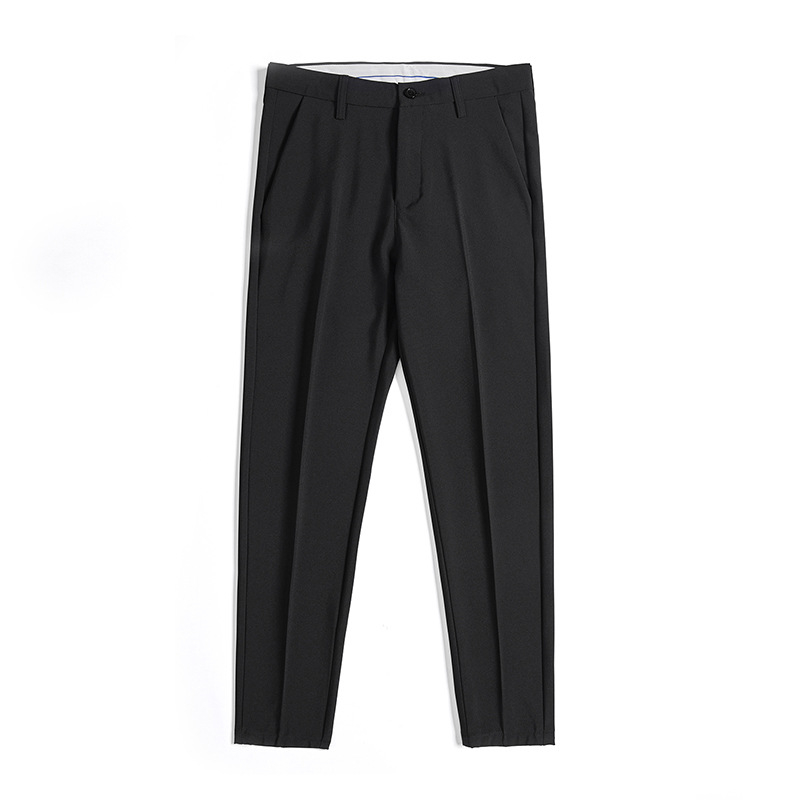 LKTM Αντρικά cropped παντελόνια, slim-fit, κορεατικό στυλ, casual για το καλοκαίρι