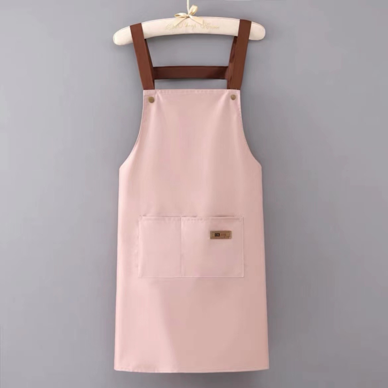 Pregača bez rukava, moderni minimalistički stil, za kuhinju i kafić, vodootporna i otporna na ulje, otporna na mrlje, od poliestera, jedna veličina, jednobojna, unisex, prilagođeni logotip