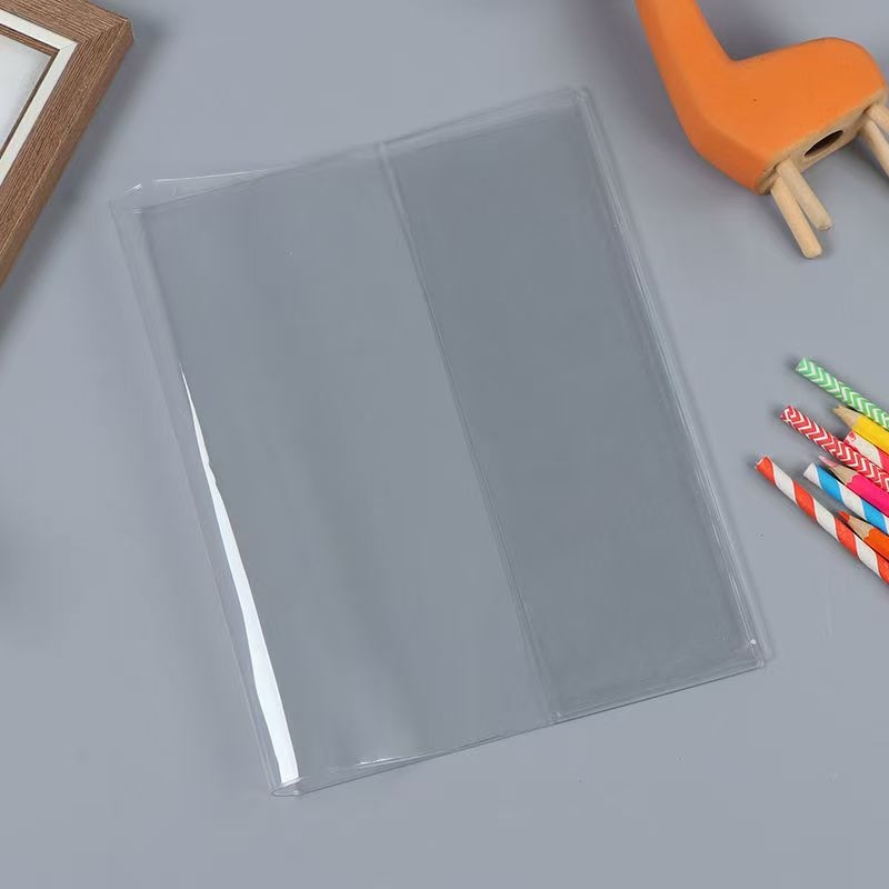 Prozirna PVC zaštitna navlaka za A5 foto-album s četiri odjeljka, sjajni završetak, otporna na prašinu i vodu, za 3-inčni foto-album