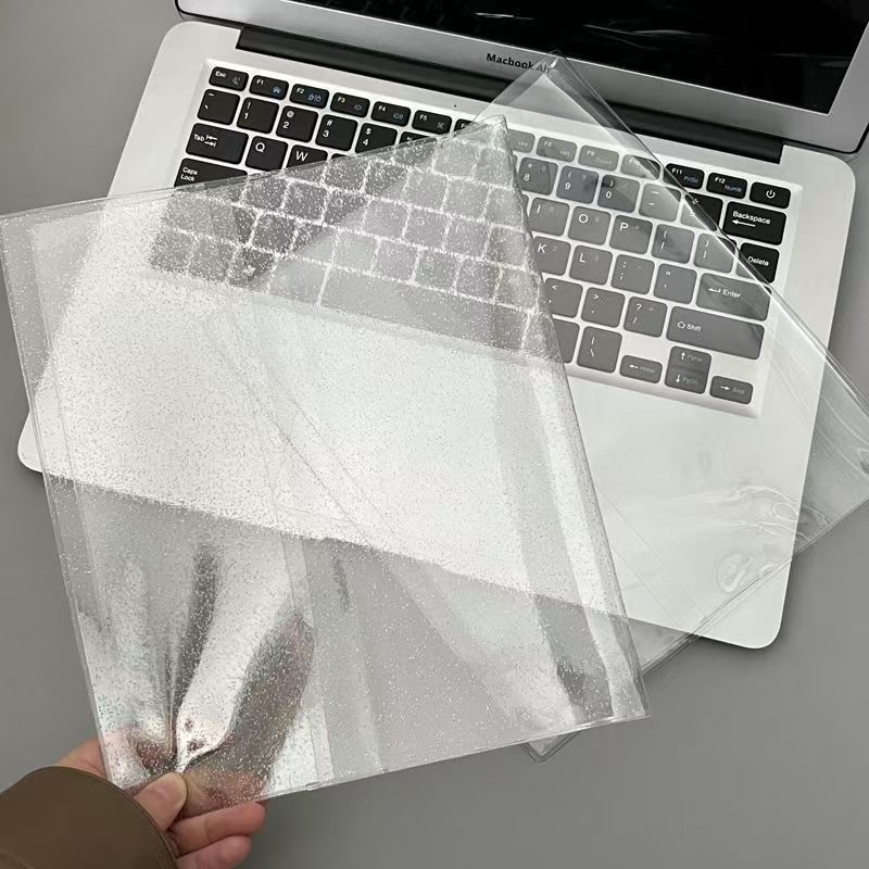 Prozirna PVC zaštitna navlaka za A5 foto-album s četiri odjeljka, sjajni završetak, otporna na prašinu i vodu, za 3-inčni foto-album