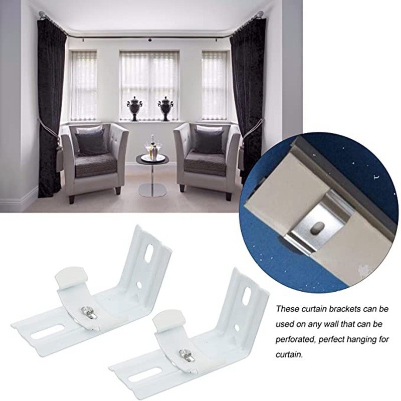 Set od 4 nosača za vertikalne zavjese, širine 8 cm