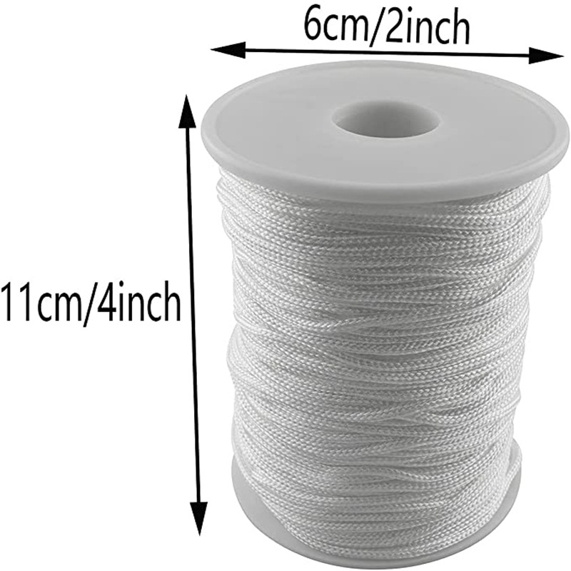 2,2 mm bijeli užad, 50 m – pribor za tračnicu zavjesa