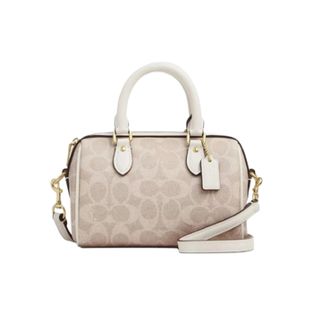Mini Boston torba za crossbody, s vintage cvjetnim uzorkom, oblik jastuka