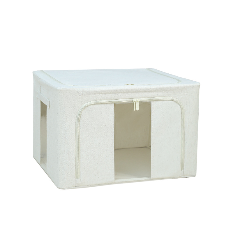 Paratron kutija za pohranu od pamuka i lana, vodootporna, velika kapacitet, sklopivi kućni organizator, dimenzije 50x40x33 cm, 60-70 L