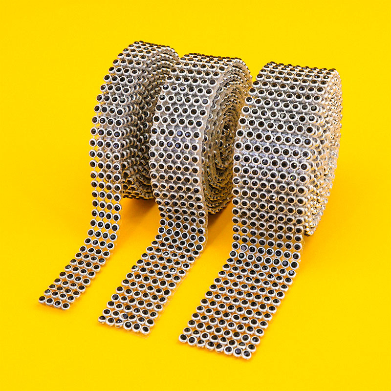 Samoljepljive aluminijske mrežaste trake sa kristalima za DIY nakit i dodatke