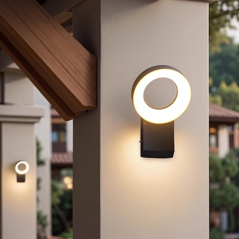 LED vanjsko vodootporno zidno svjetlo, moderan minimalistički dizajn, za dvorište, balkon, vilu i vrt – vanjsko zidno osvjetljenje