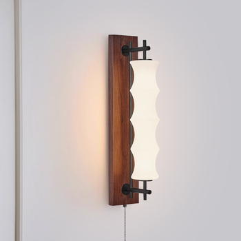 Zidna lampa od bambusa, stil antike – dnevni boravak i hodnik, LED, retro kineski stil