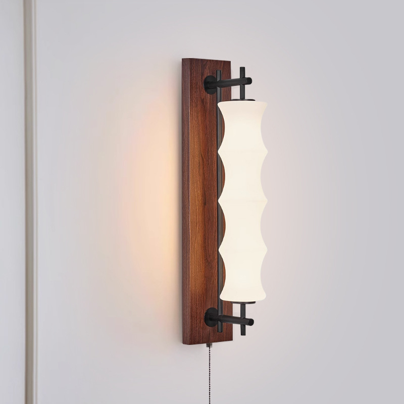 Zidna lampa od bambusa, stil antike – dnevni boravak i hodnik, LED, retro kineski stil
