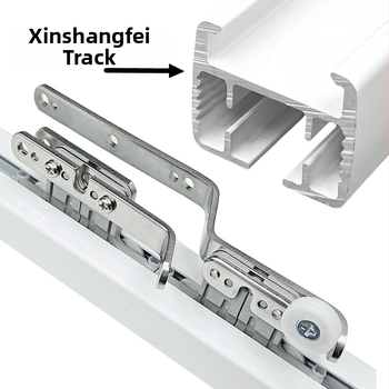 Shangfei elektrické závesové príslušenstvo s kolieskami, luxusná sada koliesok pre lištu