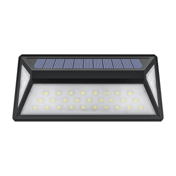 Solarna vanjska zidna svjetiljka s senzorom pokreta, vodootporna, za vrt, dvorište i stepenice