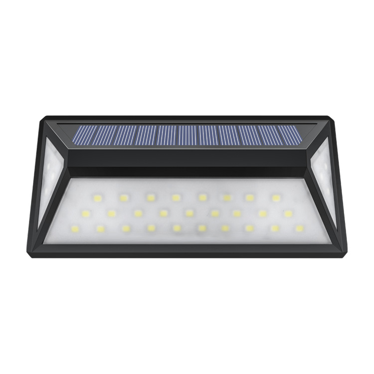 Solarna vanjska zidna svjetiljka s senzorom pokreta, vodootporna, za vrt, dvorište i stepenice
