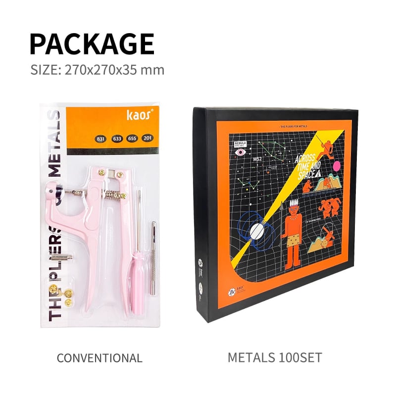 Metalni alat za ugradnju snap kopči, kliješta za snap kopče, model 831633655201, DIY univerzalni