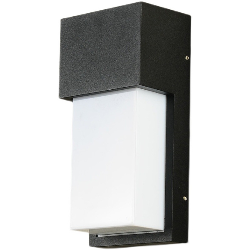 Vanjska LED zidna svjetiljka IP54, vodootporno aluminijsko kućište, pogodna za balkon, dvorište, ulaz, hodnik i stepenice