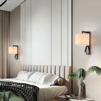 Moderna minimalistička zidna lampa za hotelske sobe, talijanski stil