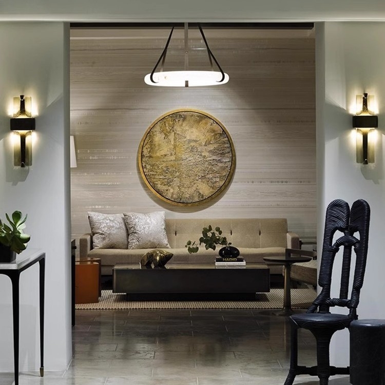Nehrđajuća čelična LED zidna lampa, američkog stila, za dnevni boravak – rasvjeta za zid naglasak, hodnik i stubište, prostor za showroom