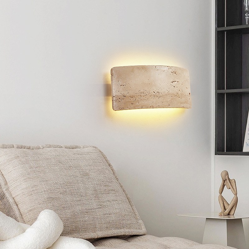 LED zidna svjetiljka za spavaću sobu u stilu mid-century Wabi-Sabi; retro zidna svjetiljka za dnevnu sobu i blagovaonicu; dizajnersko osvjetljenje hodnika