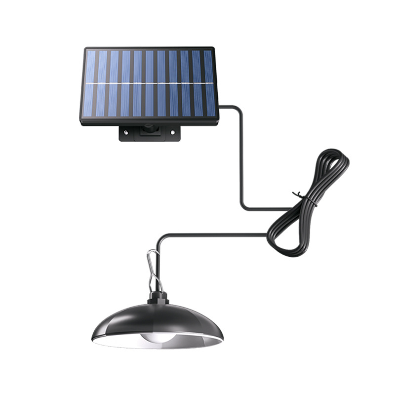 Solarna lampa s tajmerom za unutarnji dvorište, atmosferska kamping rasvjeta, vodootporna LED zidna i viseća svjetiljka