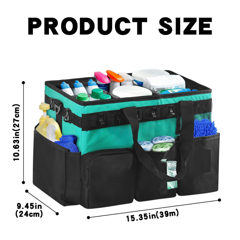 Sklopiva torba za organiziranje alata za čišćenje automobila, 24×27×39 cm, 10–20 L