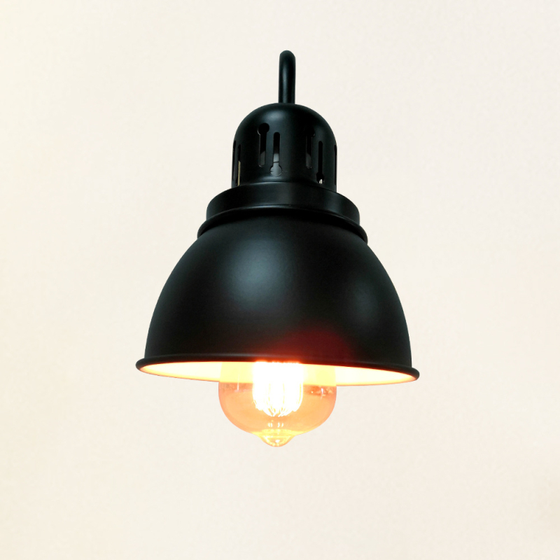 Zidna lampa u američkom stilu, metalna, LED, s povlačnim prekidačem, za spavaću sobu, dnevni boravak, hodnik i stubiše.
