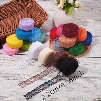 Weiser neelastična čipka, 20 boja, 100 jardi, miješane boje čipke, dodaci od čipke