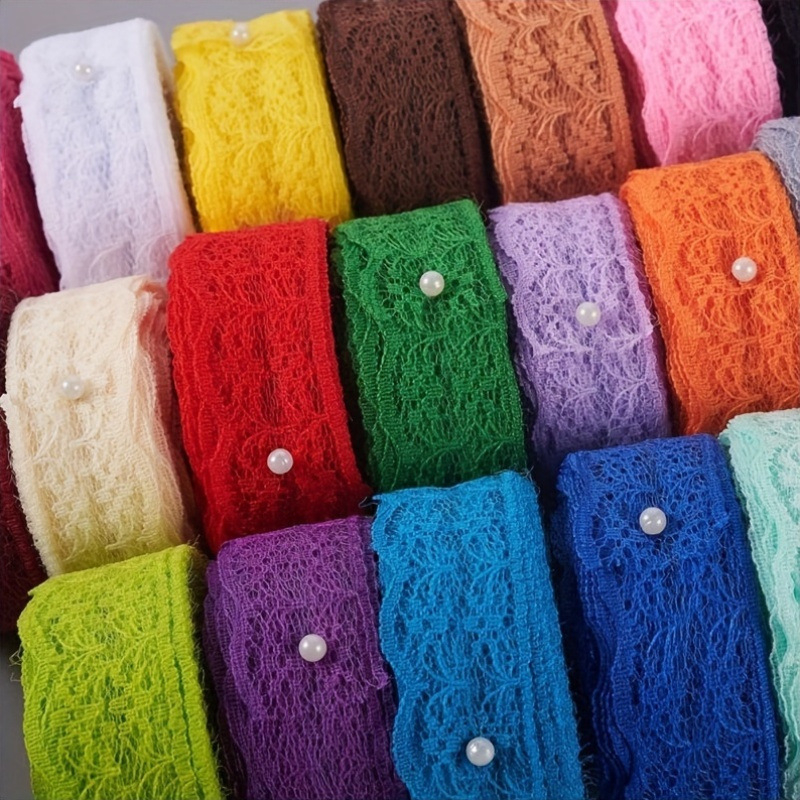 Weiser neelastična čipka, 20 boja, 100 jardi, miješane boje čipke, dodaci od čipke