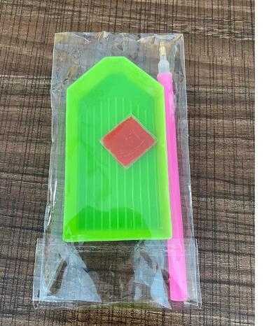Set alata za crtanje dijamantima: ploče dijamantnih srca, ploča srca boje breskve s obrtanjem, DIY olovka za točkice, ploča od gline za dijamante