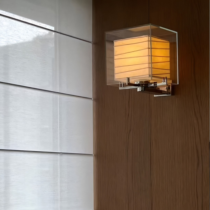 Japanska retro zidna svjetiljka za hotelske sobe, kreativno visokokvalitetno dizajnersko osvjetljenje za spavaću sobu i studij
