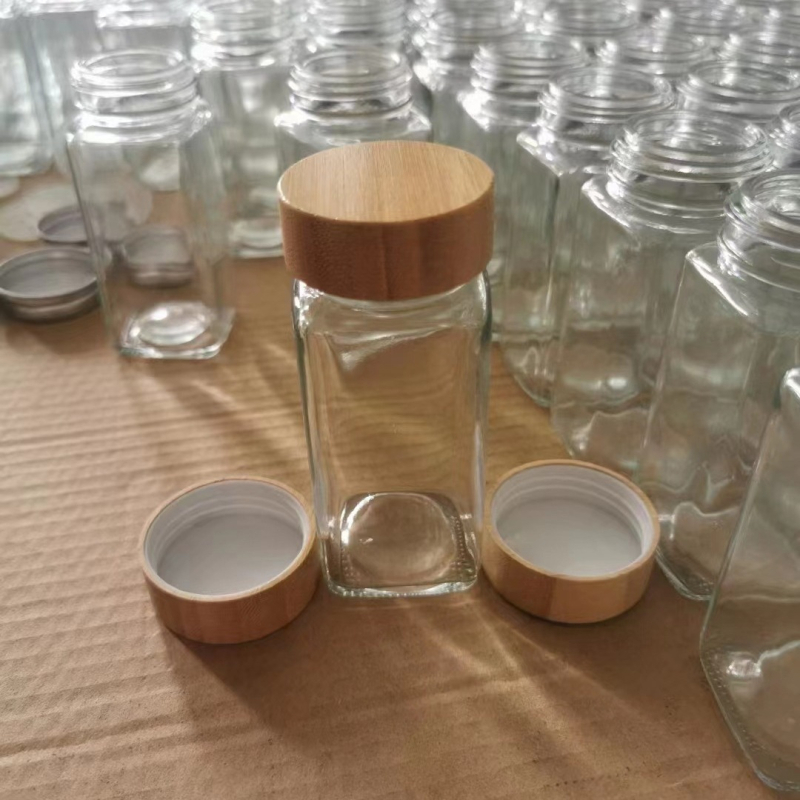 Staklena posuda za začine za roštilj, kmín i crni papar, 40 oz set