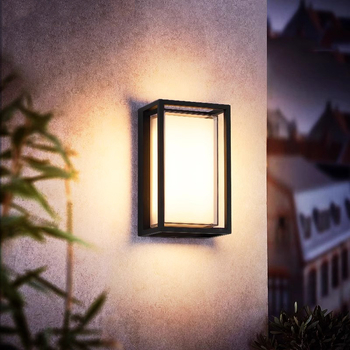 Zidno svjetlo za balkon, vanjsko vodootporno svjetlo za ulaz vile i terasu, moderni minimalistički dizajn, osvjetljenje stubišta