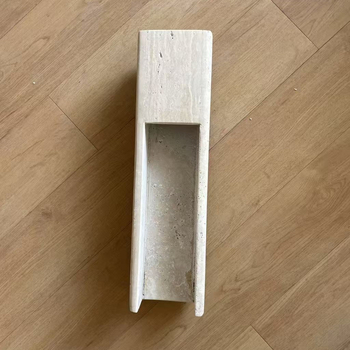 Žuto travertinska zidna lampa u japanskom stilu Wabi-Sabi za hodnik, nordijski luksuzni rasvjetni komad za vilu ili showroom