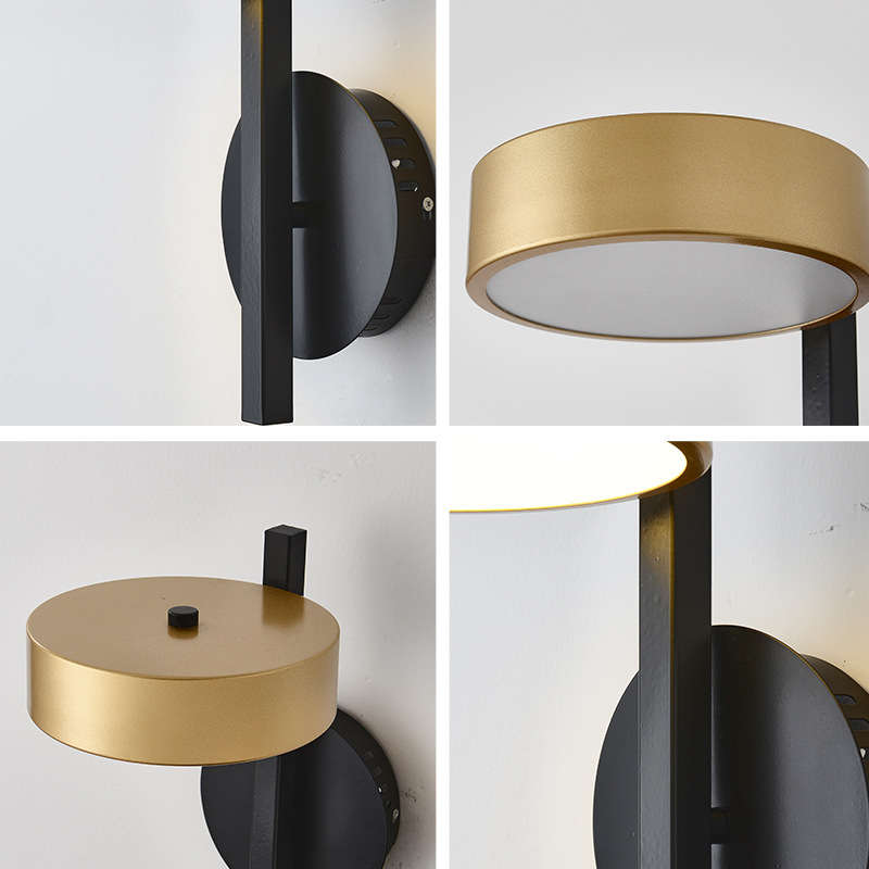 LED zidna svjetiljka u modernom luksuznom nordijskom minimalističkom stilu za dnevni boravak, pozadinska zidna rasvjeta za kauč i TV, noćna rasvjeta, 250×180×300 mm